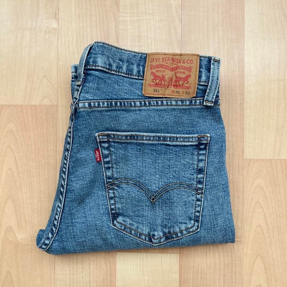 Levi's Blue Straight Jeans